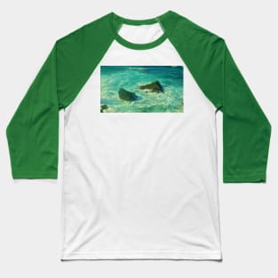 waves and rocks Baseball T-Shirt